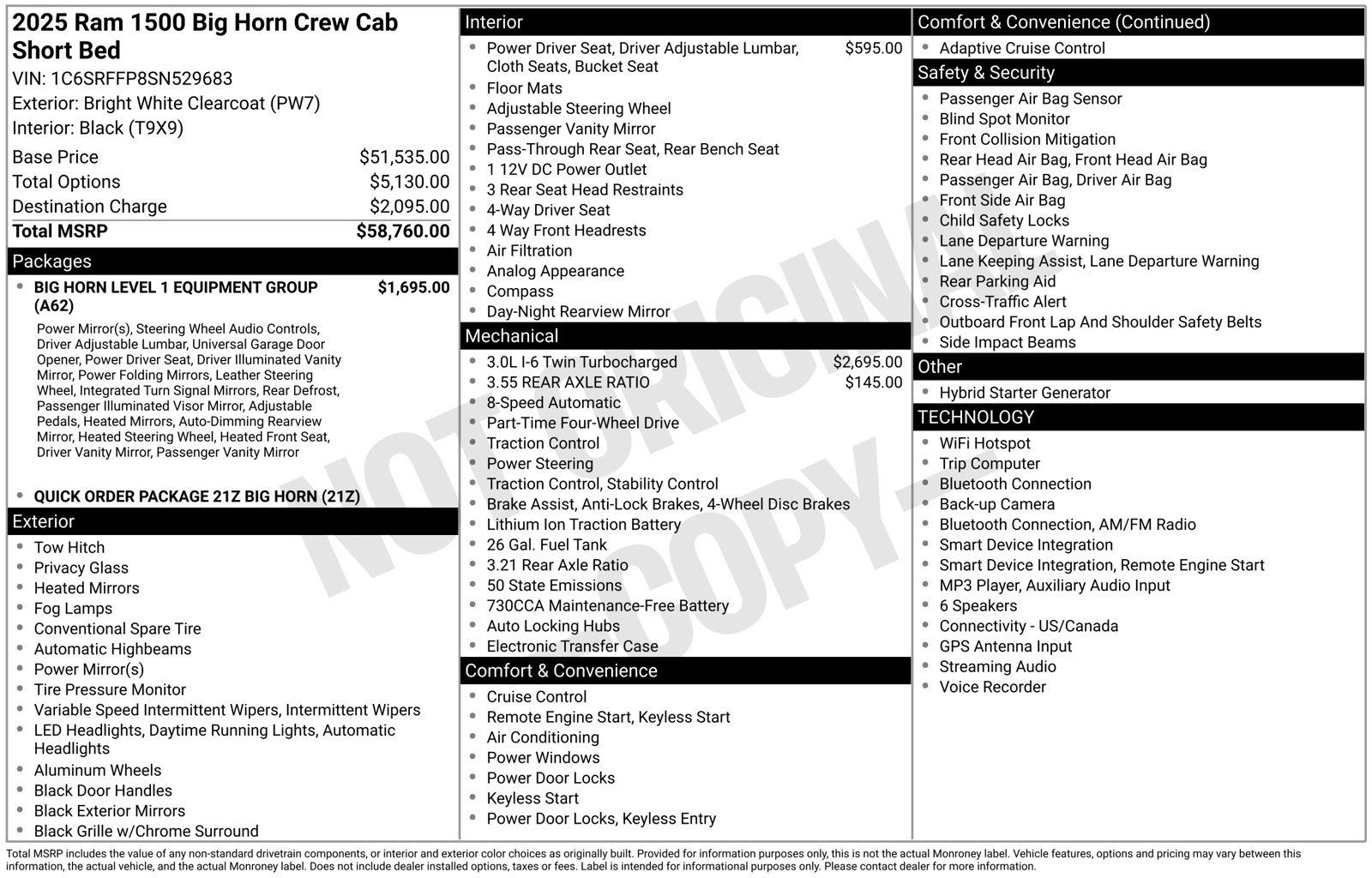 Used 2025 RAM 1500 Big Horn AWD/4WD image 40