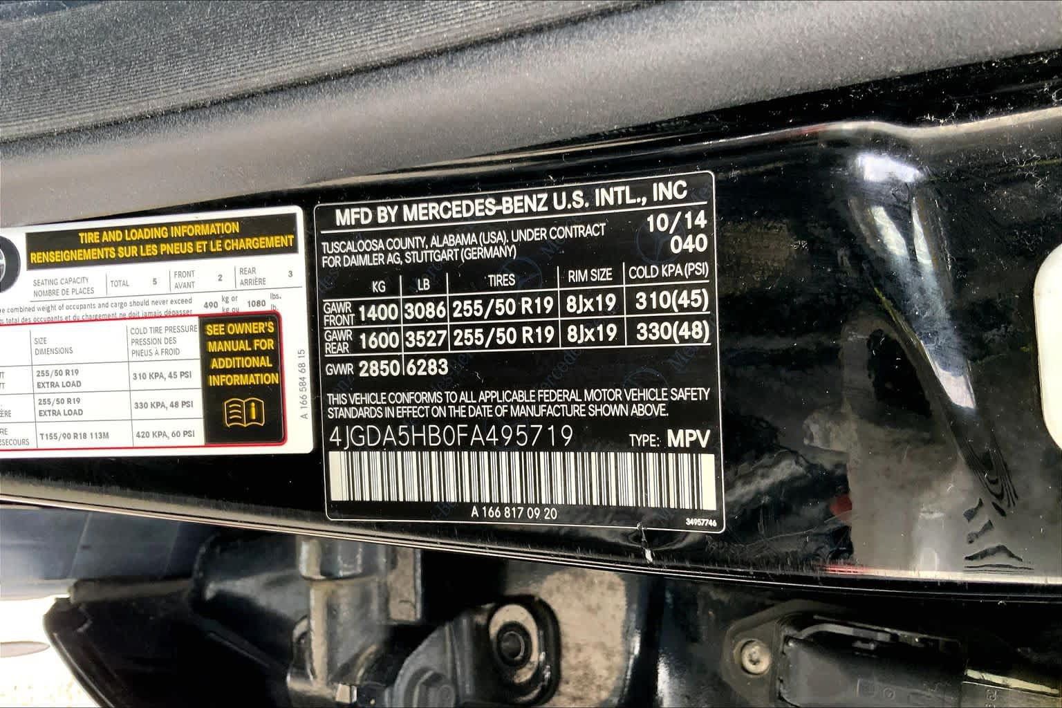 Used 2015 Mercedes-Benz ML 350 4MATIC image 37