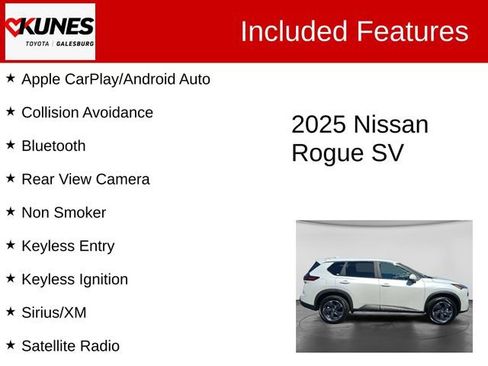 Used 2025 Nissan Rogue SV FWD image 2