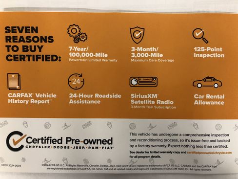 Certified 2024 Chrysler Pacifica Limited w/ S Appearance Package FWD image 3