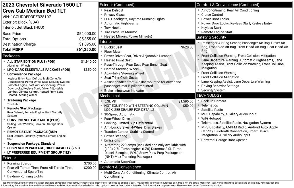 Certified 2023 Chevrolet Silverado 1500 LT w/ All Star Edition Plus AWD/4WD image 52
