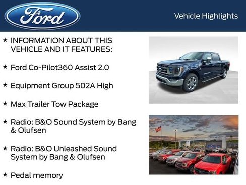 Certified 2023 Ford F150 Lariat w/ Equipment Group 502A High AWD/4WD image 5