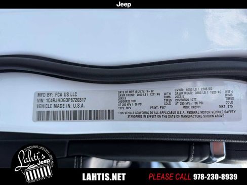 Certified 2023 Jeep Grand Cherokee Overland w/ Adv Protech Group III image 19