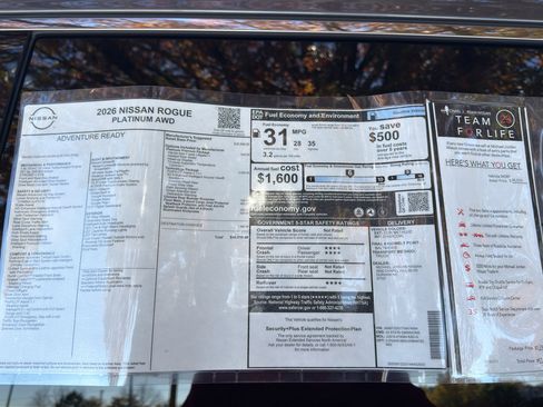 New 2026 Nissan Rogue Platinum image 12