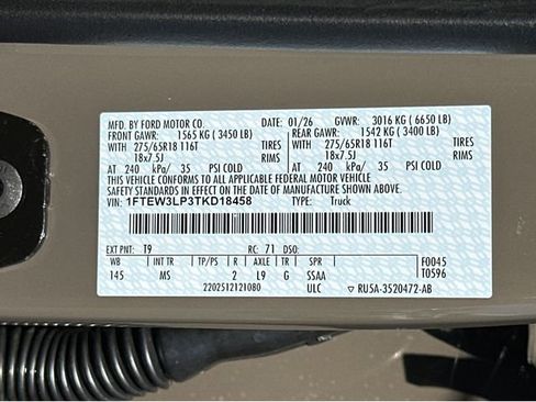 New 2026 Ford F150 XLT w/ Equipment Group 301A Standard image 35