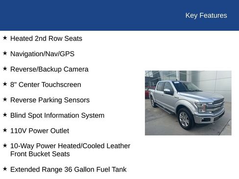 Used 2019 Ford F150 Lariat w/ Equipment Group 502A Luxury image 33