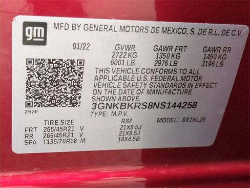 Certified 2022 Chevrolet Blazer RS w/ Enhanced Convenience Package image 35