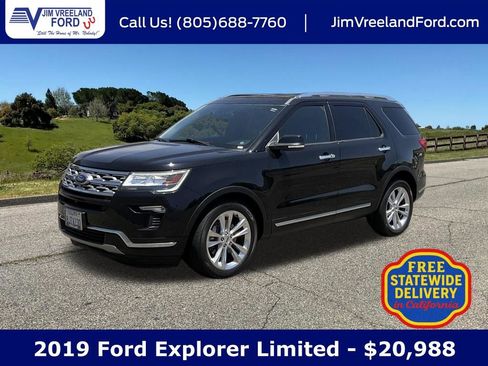 Used 2019 Ford Explorer Limited w/ Class III Trailer Tow Package FWD image 1