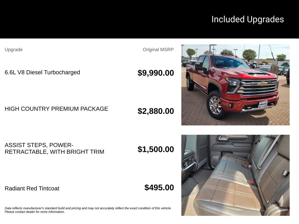 New 2026 Chevrolet Silverado 2500 High Country w/ High Country Premium Package AWD/4WD image 5