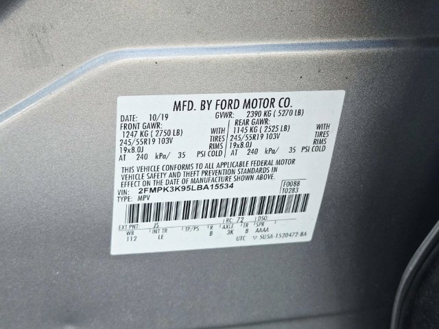 Used 2020 Ford Edge Titanium FWD image 32