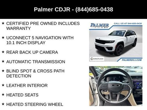 Certified 2024 Jeep Grand Cherokee Limited w/ Black Appearance Package RWD image 6