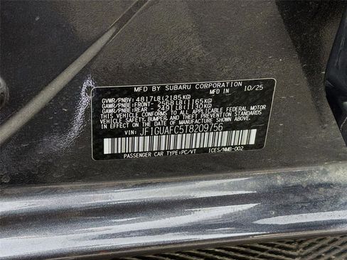 Certified 2026 Subaru Impreza 2.0i Sport AWD/4WD image 30