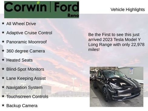 Used 2023 Tesla Model Y Long Range AWD/4WD image 4