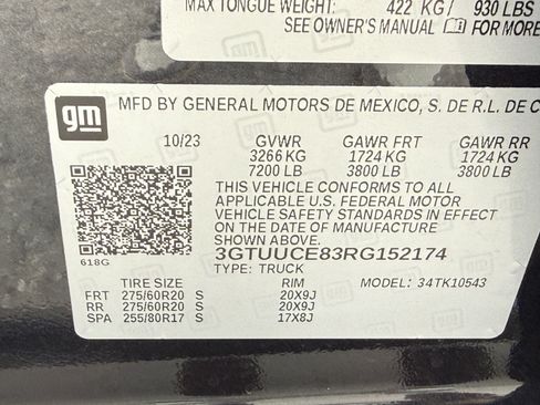Used 2024 GMC Sierra 1500 Elevation w/ X31 Off-Road Package AWD/4WD image 33