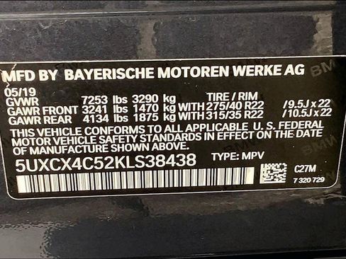 Used 2019 BMW X7 xDrive50i w/ M Sport Package AWD/4WD image 32