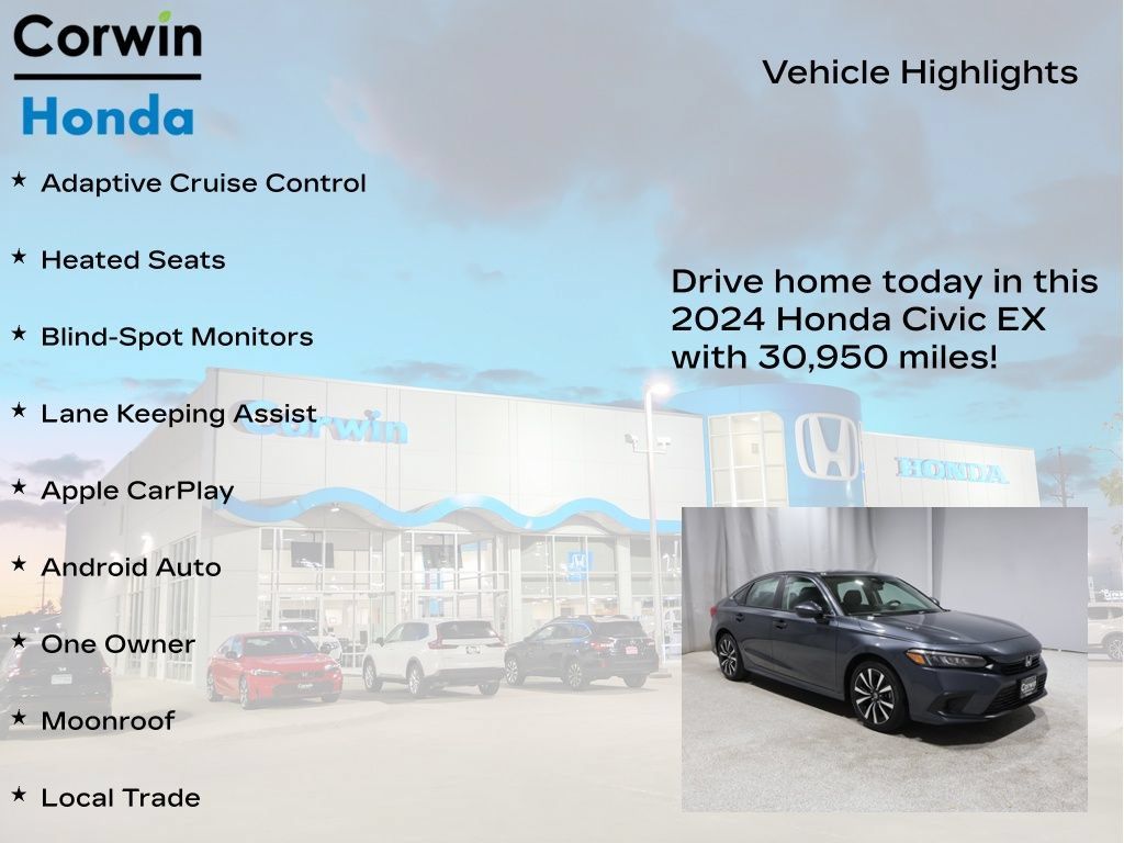 Used 2024 Honda Civic EX image 6