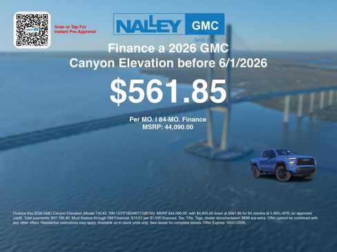 New 2026 GMC Canyon Elevation w/ Convenience Package RWD image 7