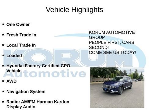Certified 2022 Hyundai Santa Fe Limited AWD/4WD image 4