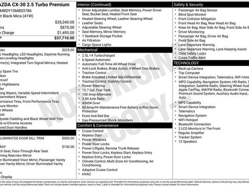 Certified 2025 MAZDA CX-30 2.5 Turbo w/ Premium Package AWD/4WD image 6