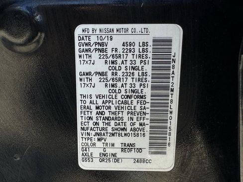 Used 2020 Nissan Rogue SV image 38