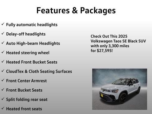 Used 2025 Volkswagen Taos SE AWD/4WD image 17