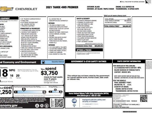 Used 2021 Chevrolet Tahoe Premier image 5