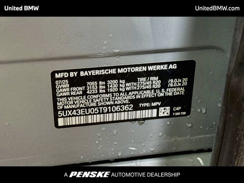 Used 2026 BMW X5 xDrive50e w/ Executive Package AWD/4WD image 15