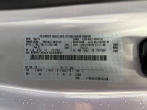 New 2026 Ford F350 XL w/ XL Chrome Package RWD image 30