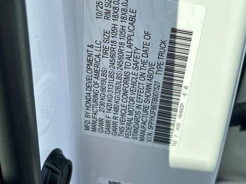 New 2026 Honda Ridgeline Black Edition image 33