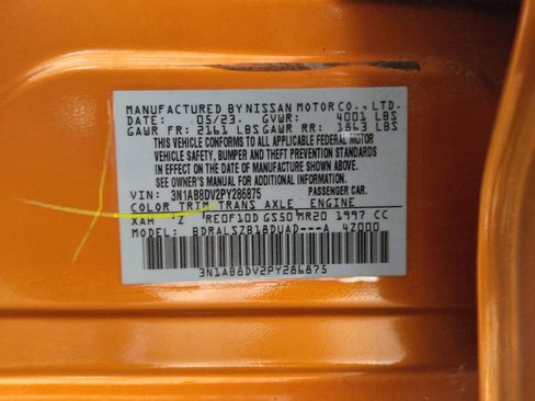 Used 2023 Nissan Sentra SR w/ SR Premium Package FWD image 33