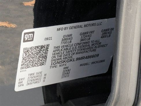 Certified 2021 Chevrolet Suburban High Country image 35