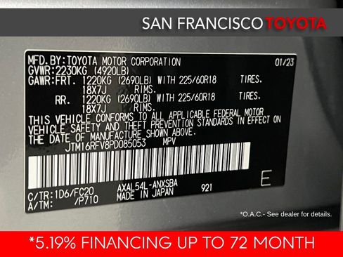Certified 2023 Toyota RAV4 SE AWD/4WD image 40