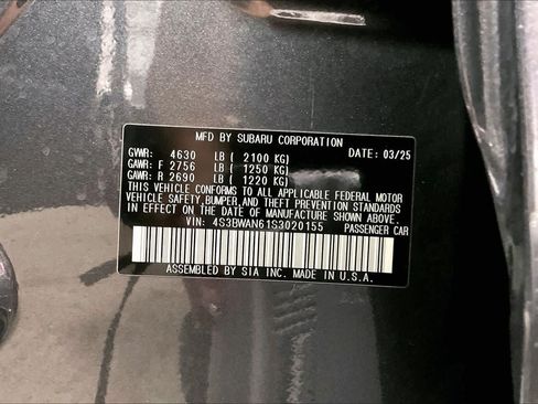 Used 2025 Subaru Legacy Limited AWD/4WD image 37