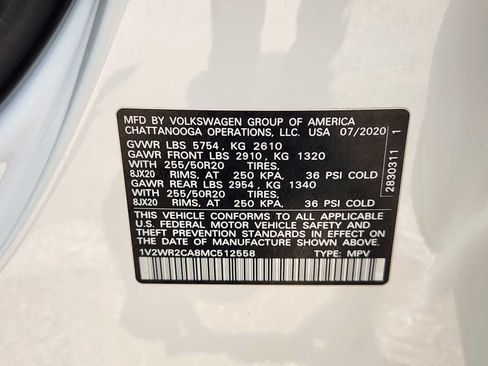 Used 2021 Volkswagen Atlas SE FWD image 33