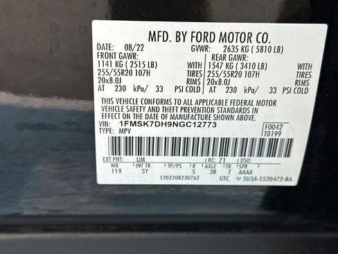 Used 2022 Ford Explorer XLT w/ Equipment Group 202A image 30