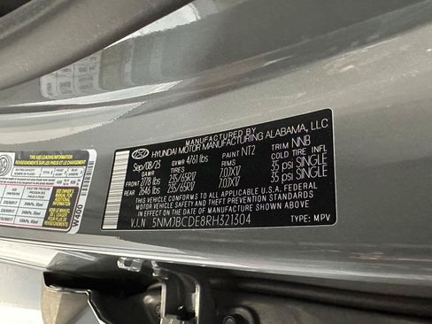 Certified 2024 Hyundai Tucson SEL AWD/4WD image 15