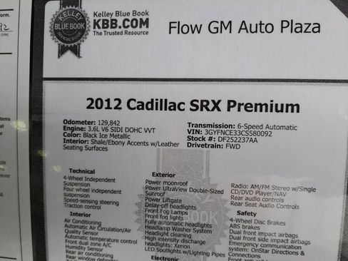 Used 2012 Cadillac SRX Premium image 35