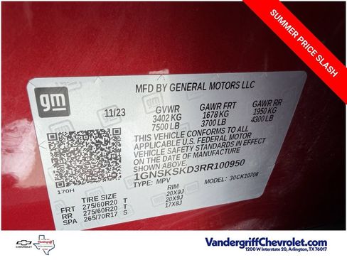 Certified 2024 Chevrolet Tahoe Premier AWD/4WD image 31