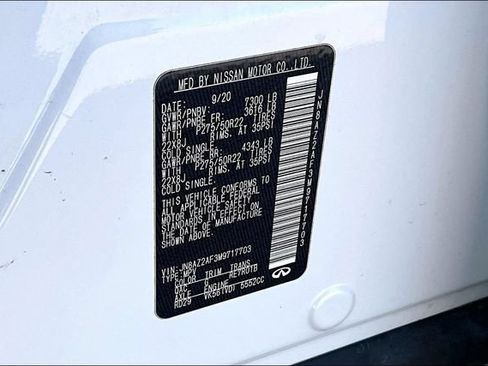Used 2021 INFINITI QX80 Premium Select w/ Cargo Package RWD image 36