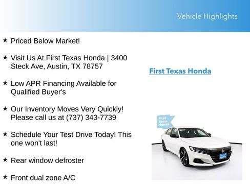 Used 2022 Honda Accord Sport image 9