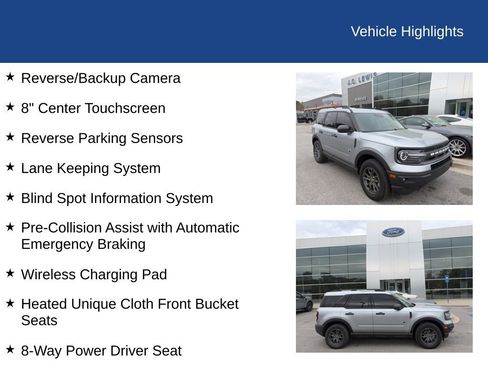 Certified 2023 Ford Bronco Sport Big Bend w/ Convenience Package image 7