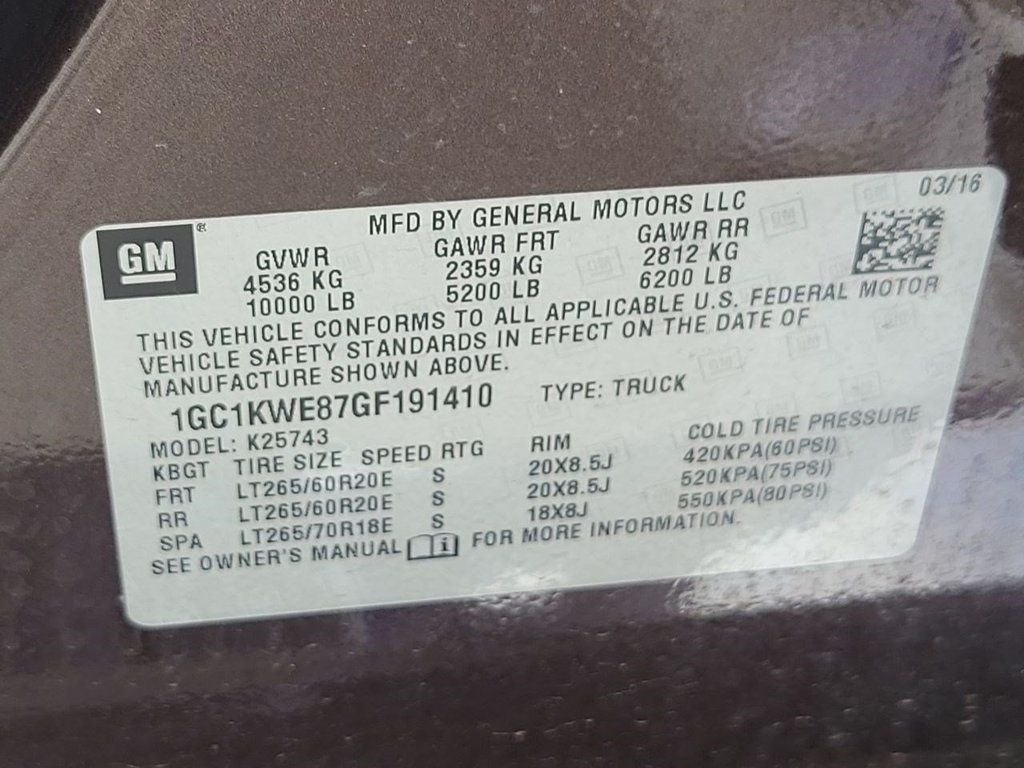 Used 2016 Chevrolet Silverado 2500 LTZ w/ Duramax Plus Package AWD/4WD image 39