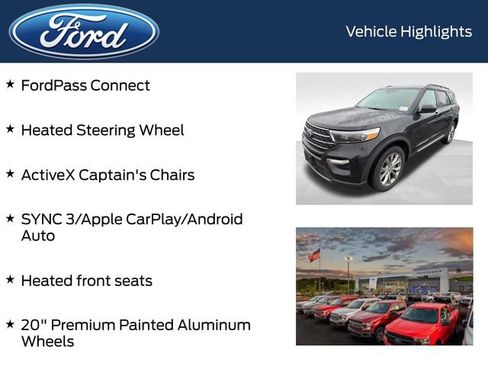 Used 2022 Ford Explorer XLT w/ Equipment Group 202A image 12