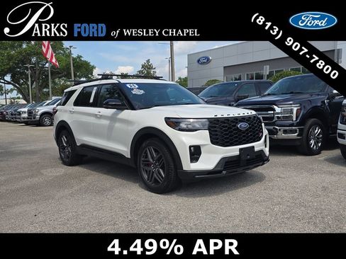Certified 2025 Ford Explorer ST w/ Sun And Sound Package AWD/4WD image 1