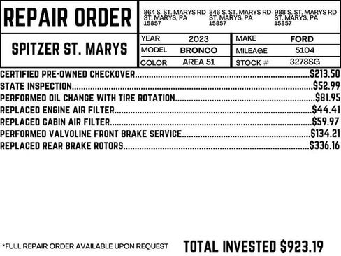 Used 2023 Ford Bronco Wildtrak image 5