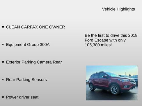 Used 2018 Ford Escape SEL FWD image 5