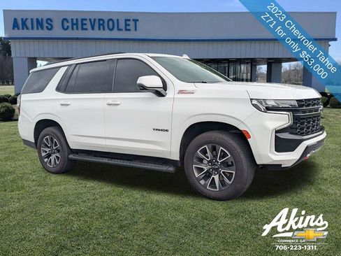 Used 2023 Chevrolet Tahoe Z71 w/ Luxury Package AWD/4WD image 2