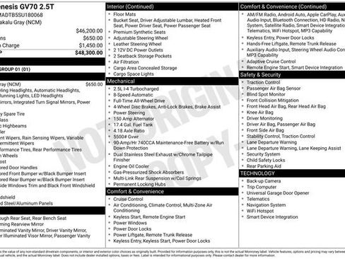 Used 2025 Genesis GV70 2.5T image 6