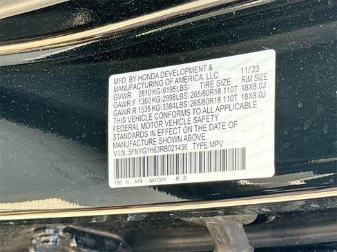 Used 2024 Honda Pilot TrailSport image 33