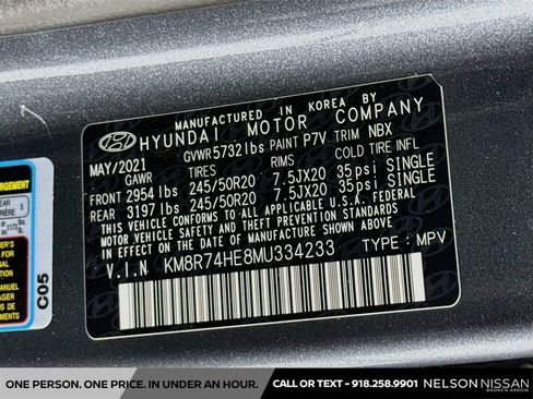 Used 2021 Hyundai Palisade Calligraphy FWD image 35